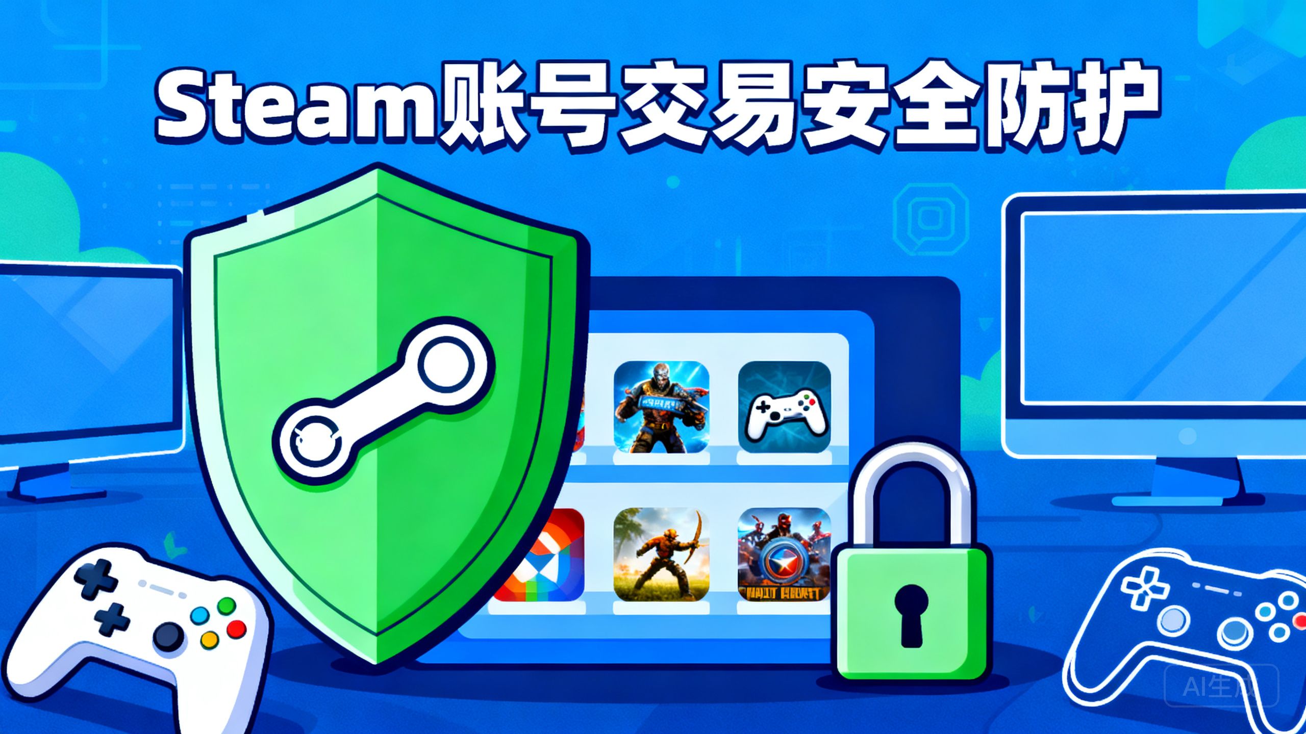 Steam账号交易安全指南：平台选择风险与防骗技巧