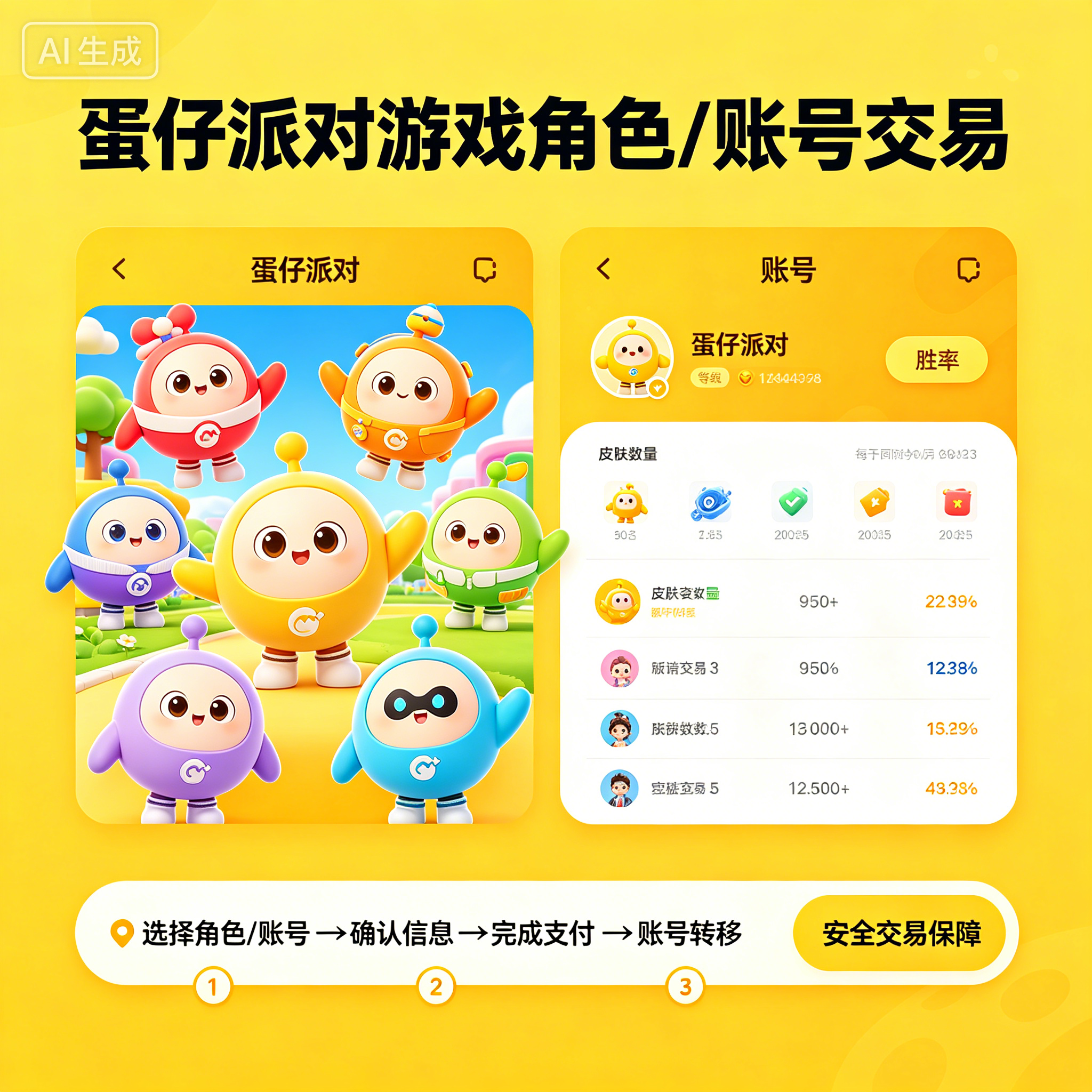 蛋仔派对账号交易